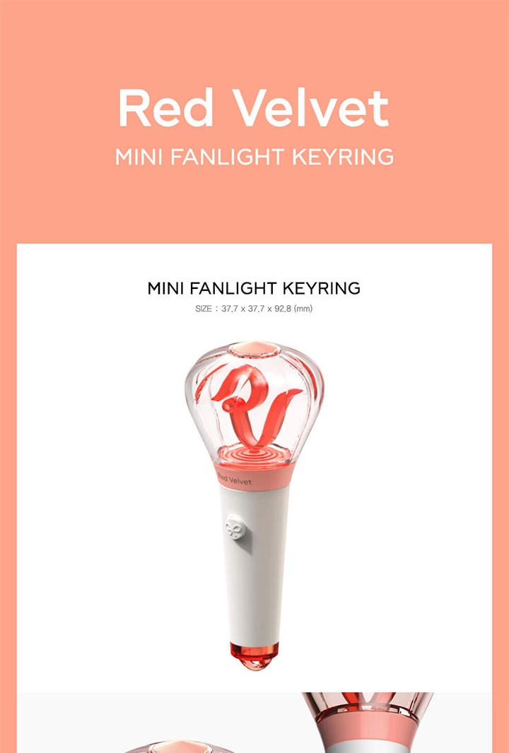 Red Velvet レッド ベルベット レドベル ミニペンライト キーリング MINI FANLIGHT KEYRING