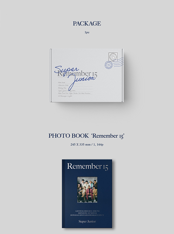 SUPERJUNIOR 15周年　記念フォトブック[REMEMBER15] SUPER JUNIOR スーパジュニア -REMEMBER 15- 15th ANNIVERSARY