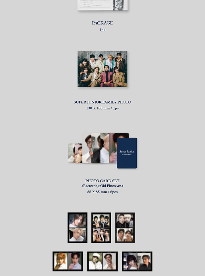SUPERJUNIOR 15周年　記念フォトブック[REMEMBER15] SUPER JUNIOR スーパジュニア -REMEMBER 15- 15th ANNIVERSARY