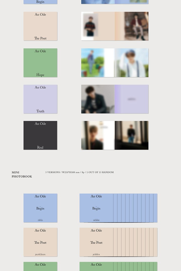 SEVENTEEN セブンティーン セブチ 3rd アルバム 'An Ode' バージョン