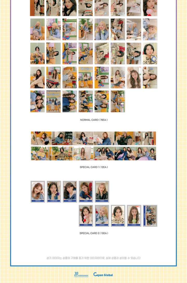 TWICE トゥワイス TRADING CARD トレーディングカード / UNIV. FASHION