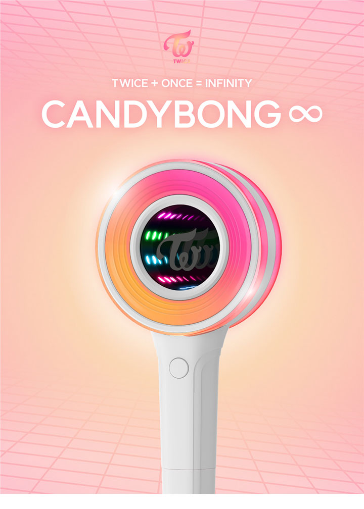 公式特典付き / TWICE トゥワイス CANDY BONG INFINITY キャンディーボン ペンライト