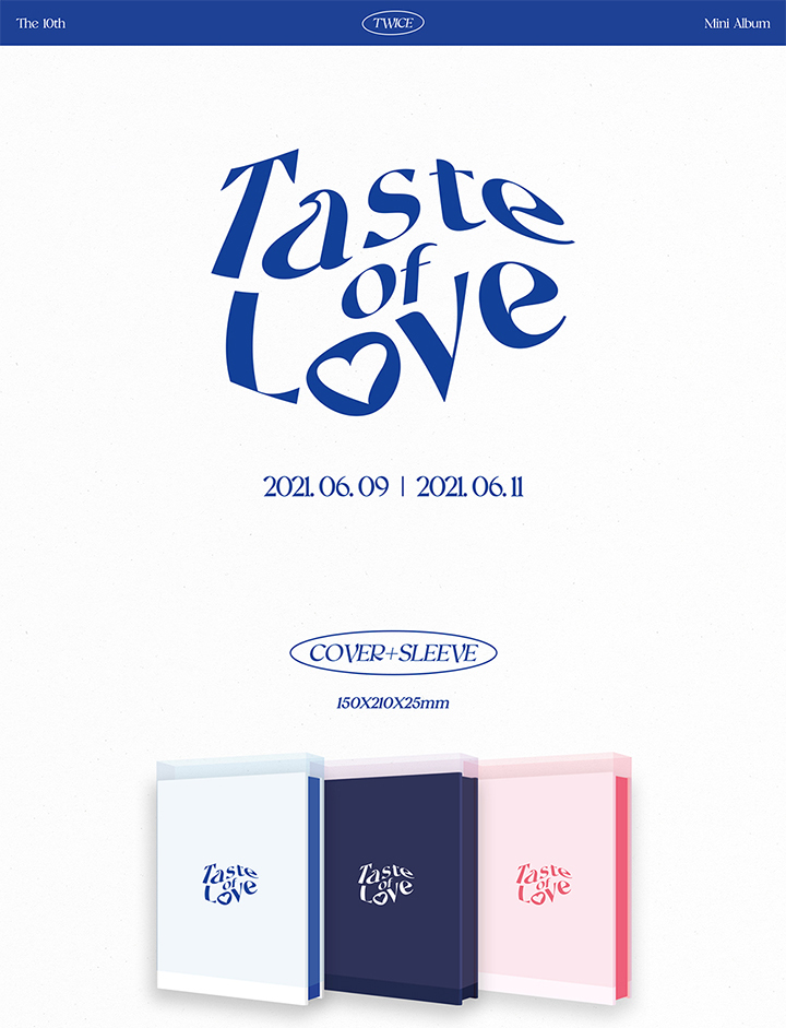 TWICE Taste Of Love 10th MINI ALBUM トゥワイス ミニ・アルバム