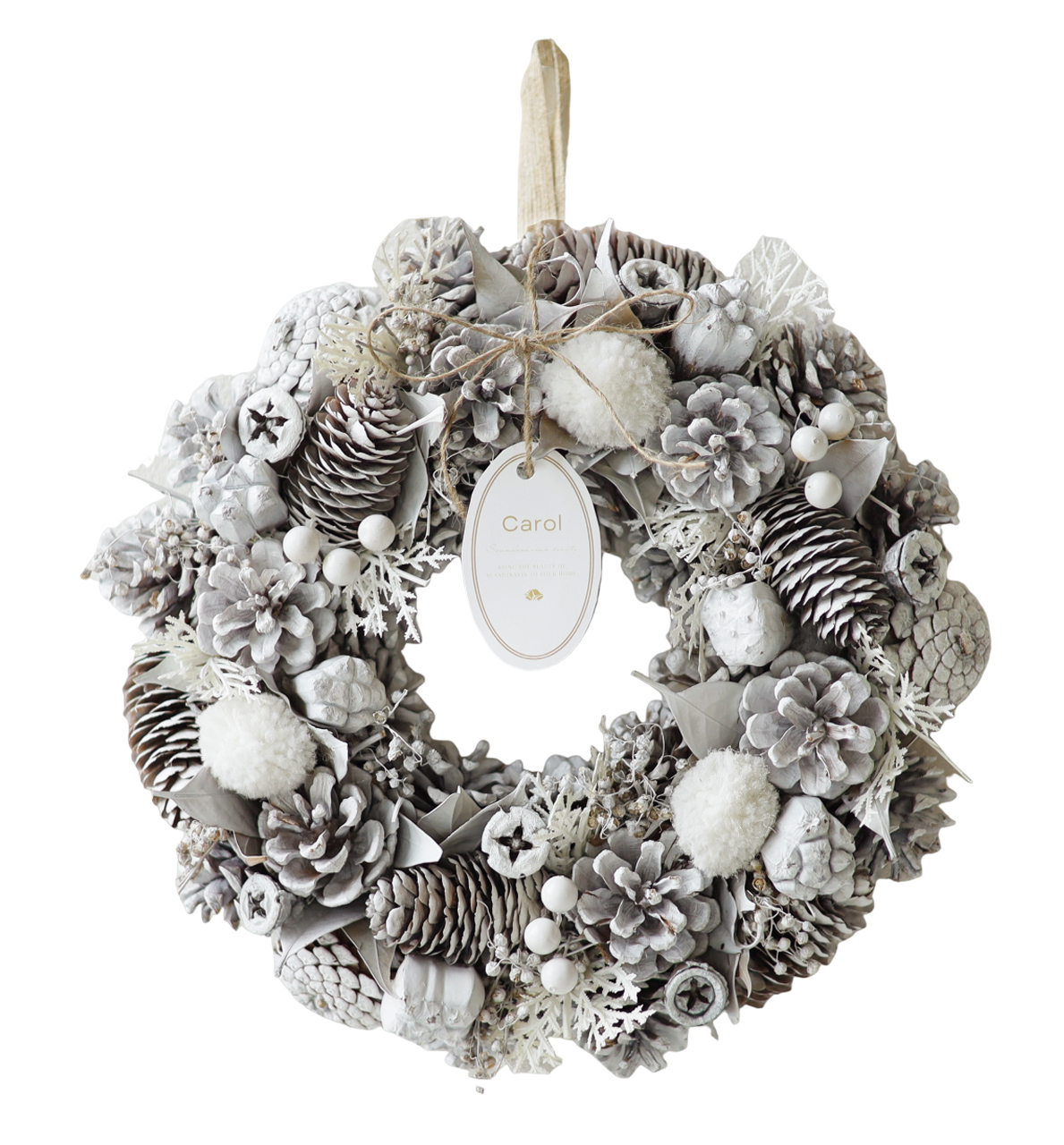 ★お祝い★豪華3Ｄキャットリース【ご確認】 キャロル クリスマスリース 36cm