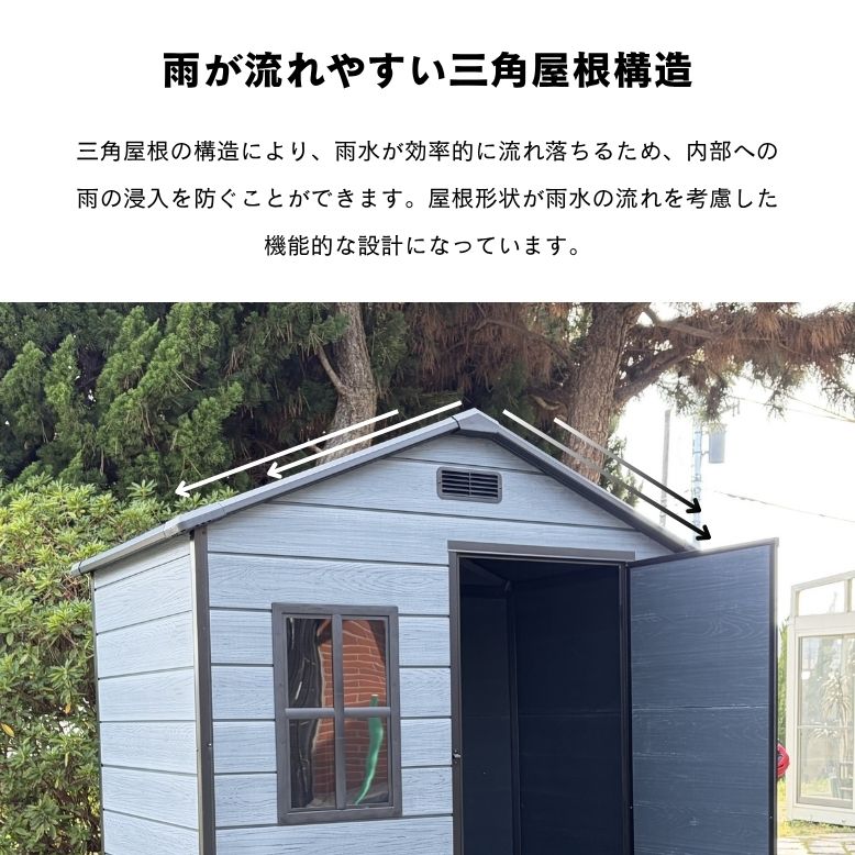 DEPOS 先行予約10月中旬入荷予定 物置 大型物置 屋外 収納庫 小屋 収納 