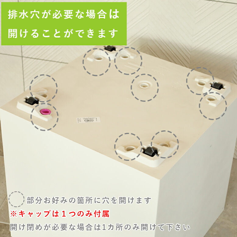 植木鉢 大型 16号鉢 パール ブラウン 大きい 軽い プランター スクエア