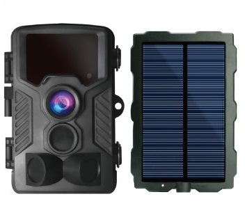 防犯カメラ セット 屋外 家庭用 トレイルカメラ 監視 小型 電池式 ソーラー充電 4K超高画質 ソーラーパネル 野外 送料無料