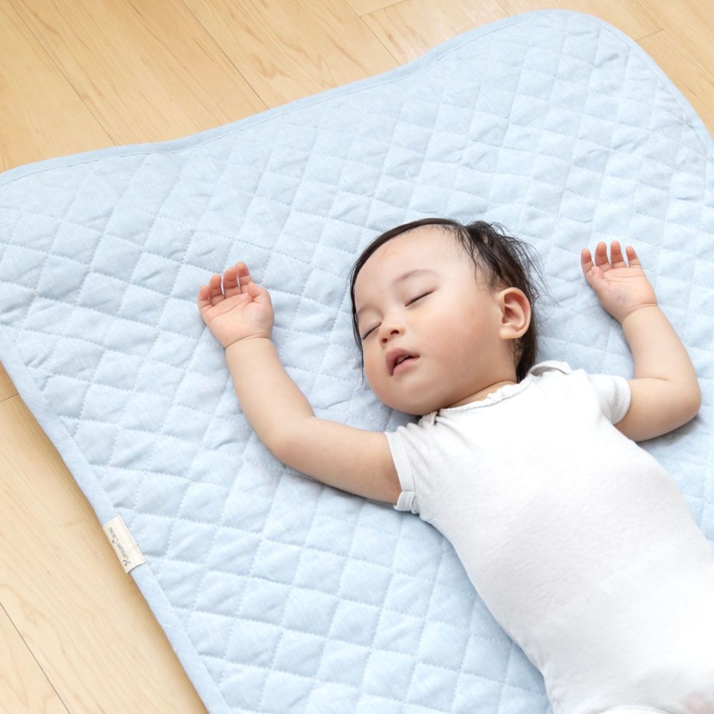 りんね [P10倍] 日本製 麻敷きパッド ベビー 70×120 cm フレンチリネン