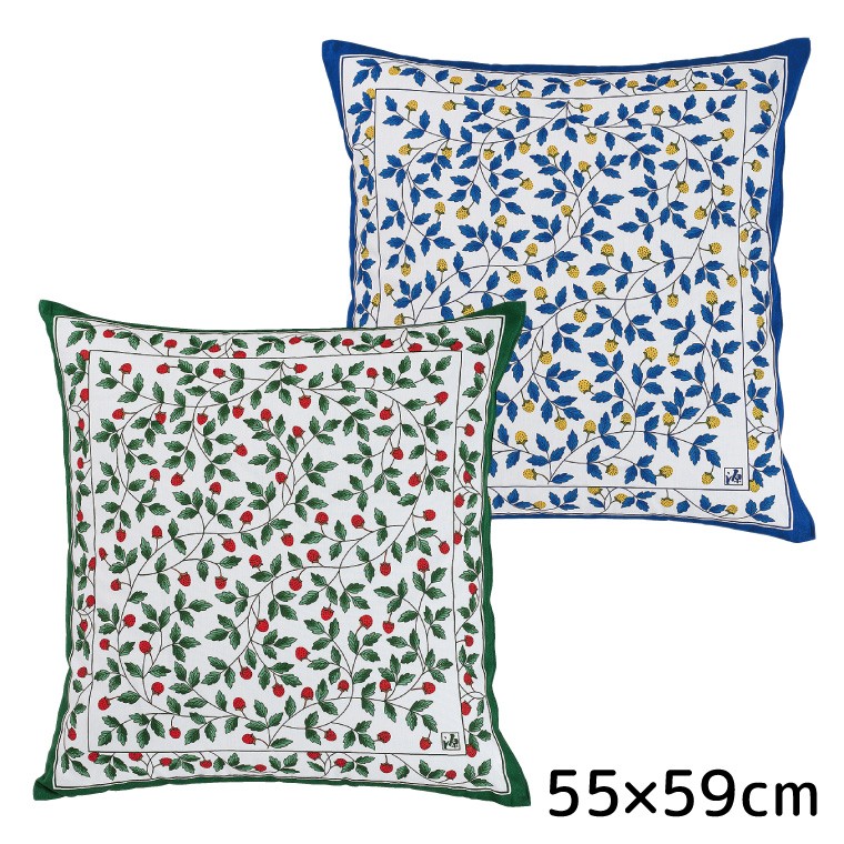 西川（nishikawa） 座布団カバー 源右衛門窯 55cm×59cm 銘仙判