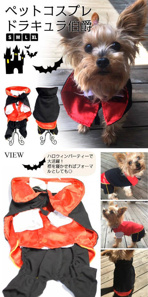 ペットコスプレドラキュラ