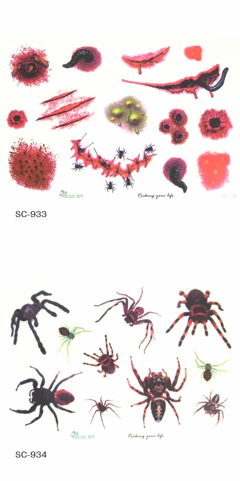 ブラッディータトゥーシール