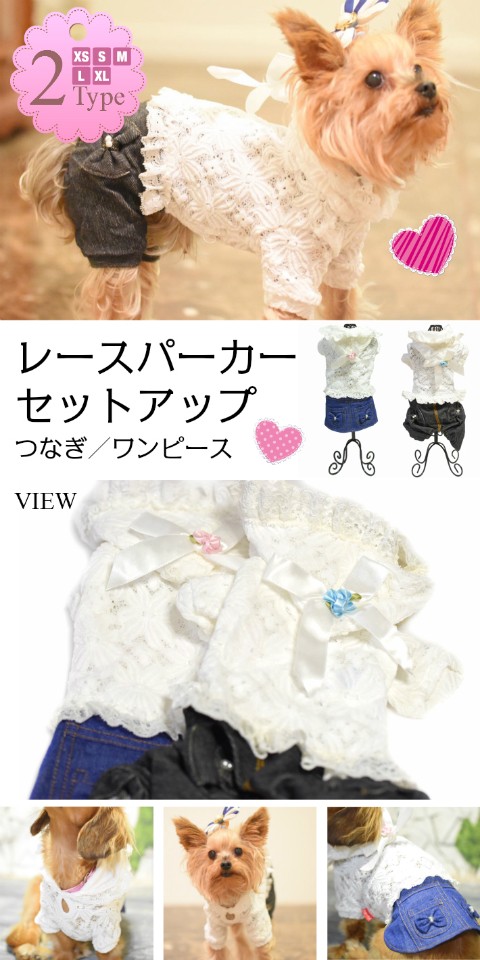 レースパーカーセットアップ