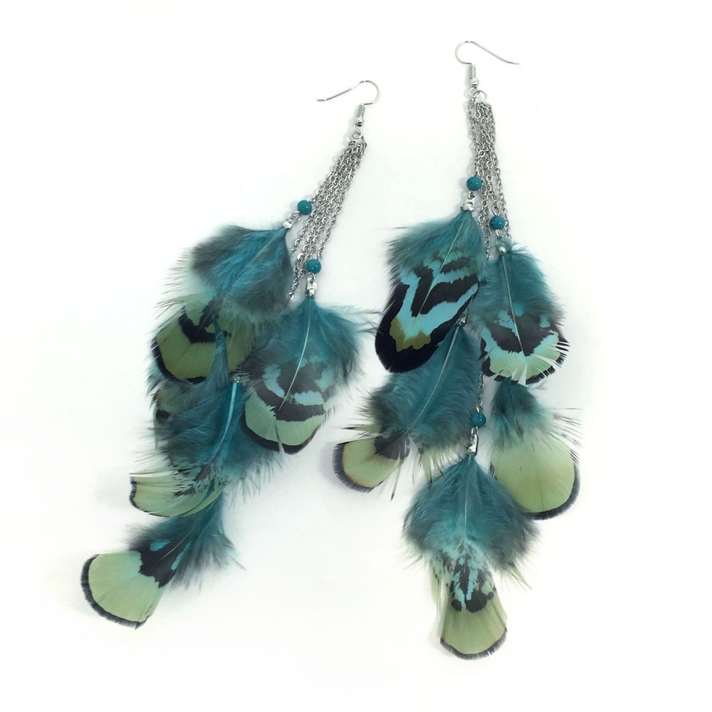 5連フェザーピアス