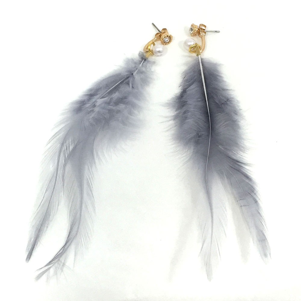 ロングフェザーピアス