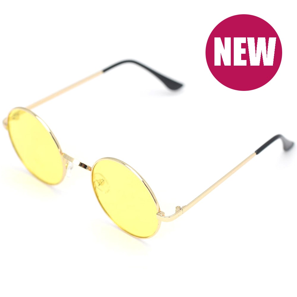 丸型カラーレンズサングラス