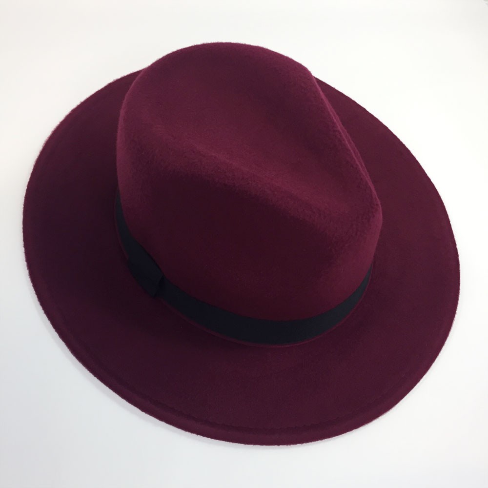 中折れフェルトハット
