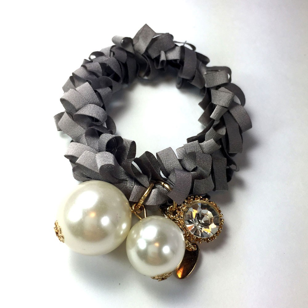 シュシュ風ヘアゴム