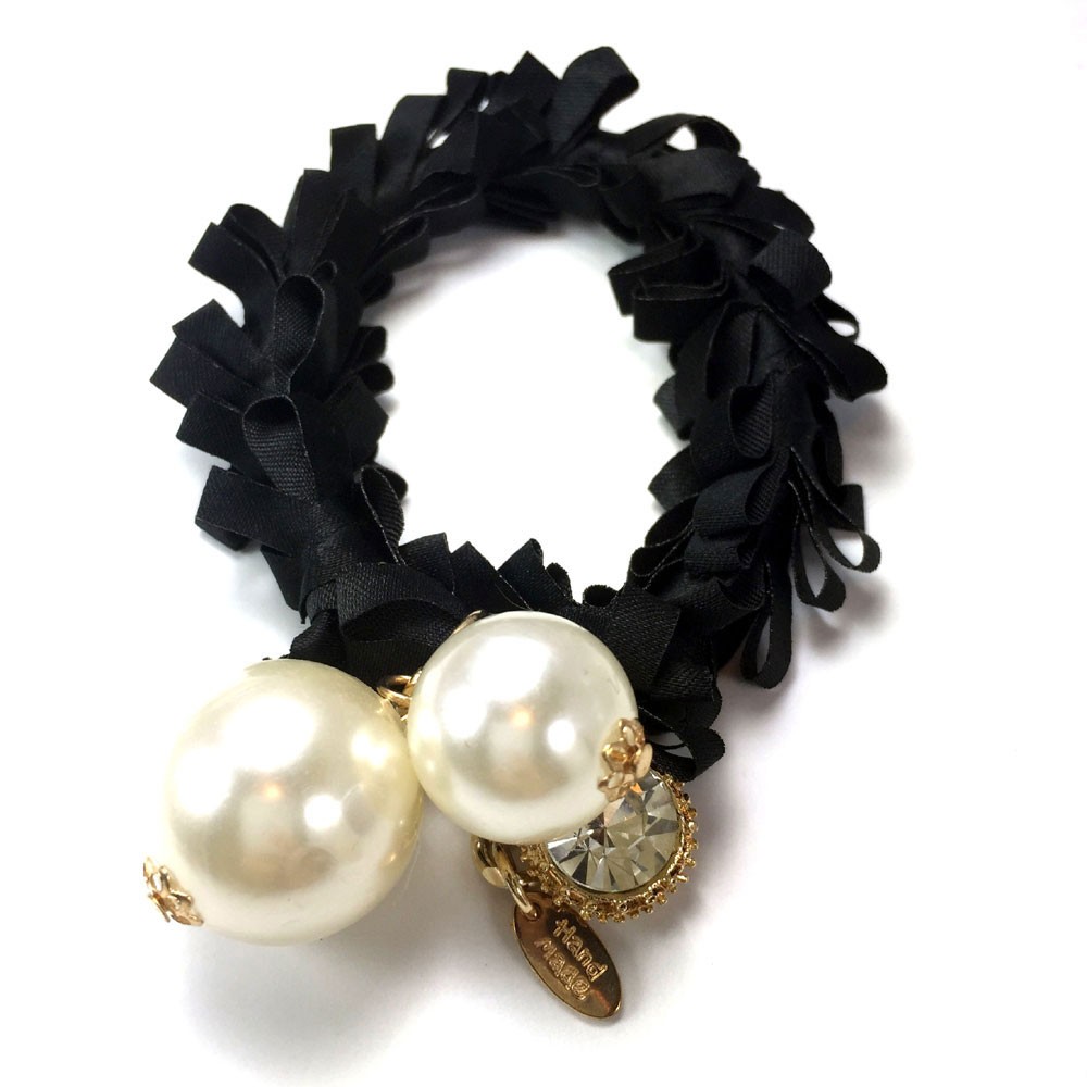 シュシュ風ヘアゴム