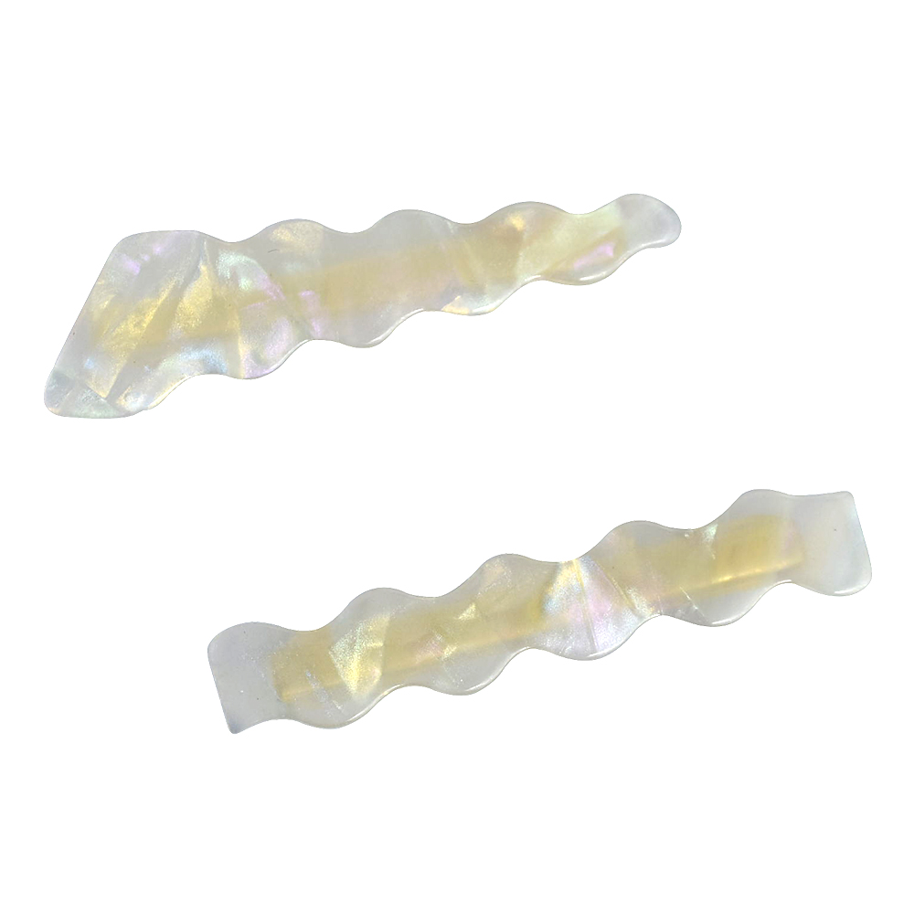 ヘアクリップ 変形 うねうね 波型 なみなみ ヘアピン シンプル