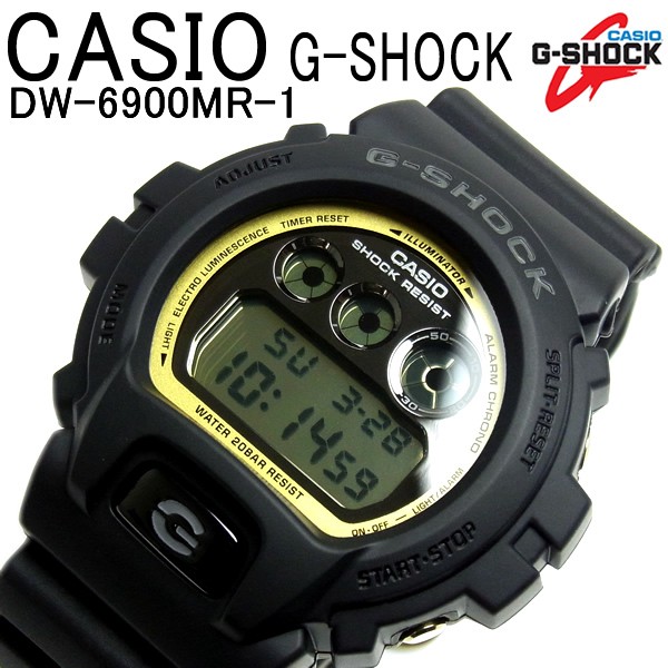 CASIO G-SHOCK カシオ 腕時計 DW-6900MR-1 Gショック カシオ G-SHOCK 