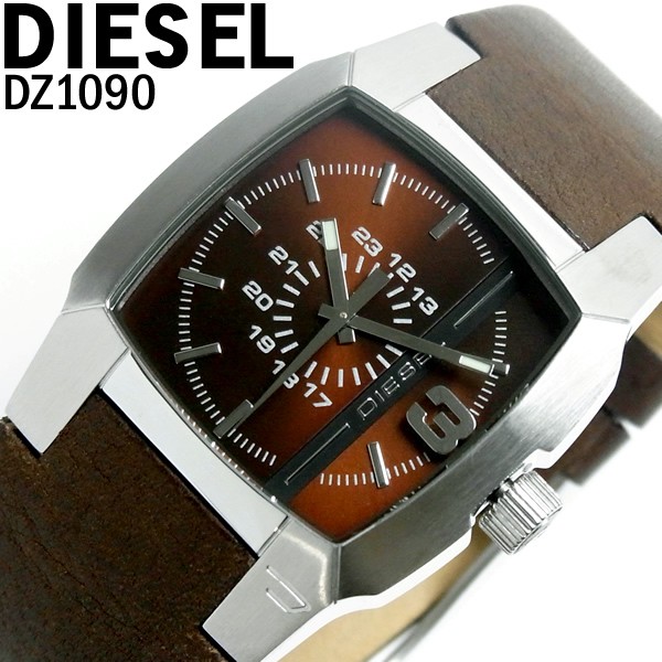 ディーゼル 腕時計 DIESEL メンズ ブランド 革ベルト DZ1090 ディーゼル/DIESEL :dz1090:HAPIAN - 通販