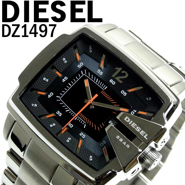 ディーゼル DIESEL 腕時計 メンズ ブランド DZ1497 人気 スクエア ビッグフェイス 腕時計 ディーゼル DIESEL