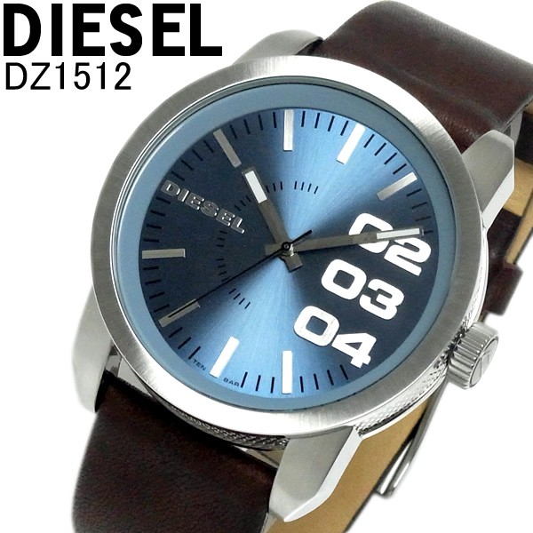 ディーゼル 腕時計 DIESEL メンズ ブランド 革ベルト DZ1512 ...
