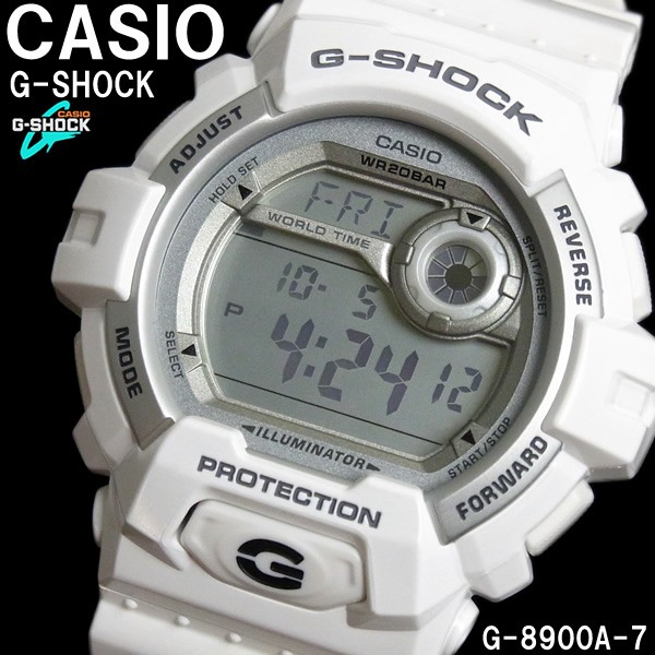 G Shock カシオ 腕時計 G 8900a 7 Casio Gショック ホワイト 白