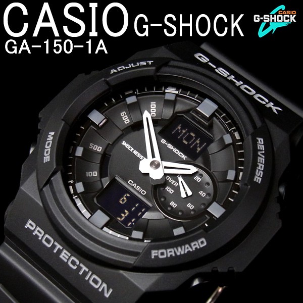 CASIO G-SHOCK カシオ 腕時計 GA-150-1A Gショック アナデジ