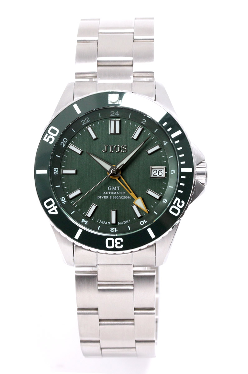 JIOS GMT DIVER'S 104 ダイバーズウォッチ 腕時計 メンズ 自動