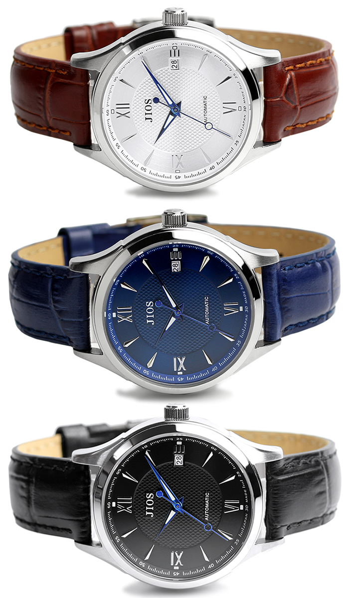 腕時計 メンズ 自動巻き 自動巻き腕時計 日本製 革ベルト ブランド