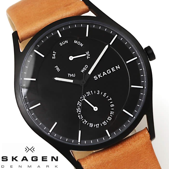 スカーゲン SKAGEN 腕時計 メンズ SKW6265 ホルスト 革ベルト 薄型