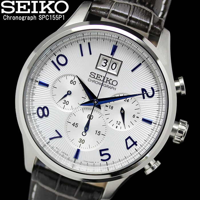 SEIKO セイコー クロノグラフ 革ベルト メンズ 腕時計 SPC155P1 :spc155p1:HAPIAN - 通販 - Yahoo