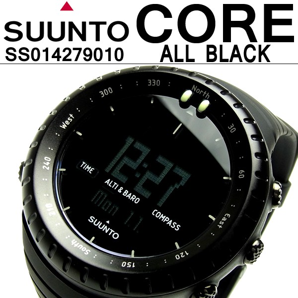 スント SUUNTO コア オールブラック Core 腕時計