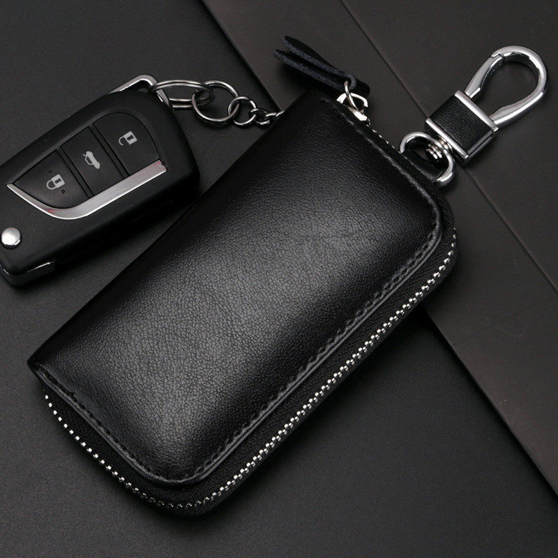当店人気!キーケース スマートキー 本革 メンズ 車 革 レディース フック式 コンパクト カード入れ お洒落 レザー カラビナ付き 小さめ 取り外せる リング式 |  | 01