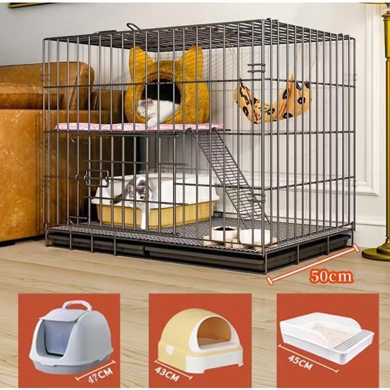 2024新品 猫用ケージ 大型 多頭飼い 組立簡単 折り畳み式 掃除し[gbr1 2024新品 猫用ケージ 大型 多頭飼い 組立簡単 折り畳み式 掃除し