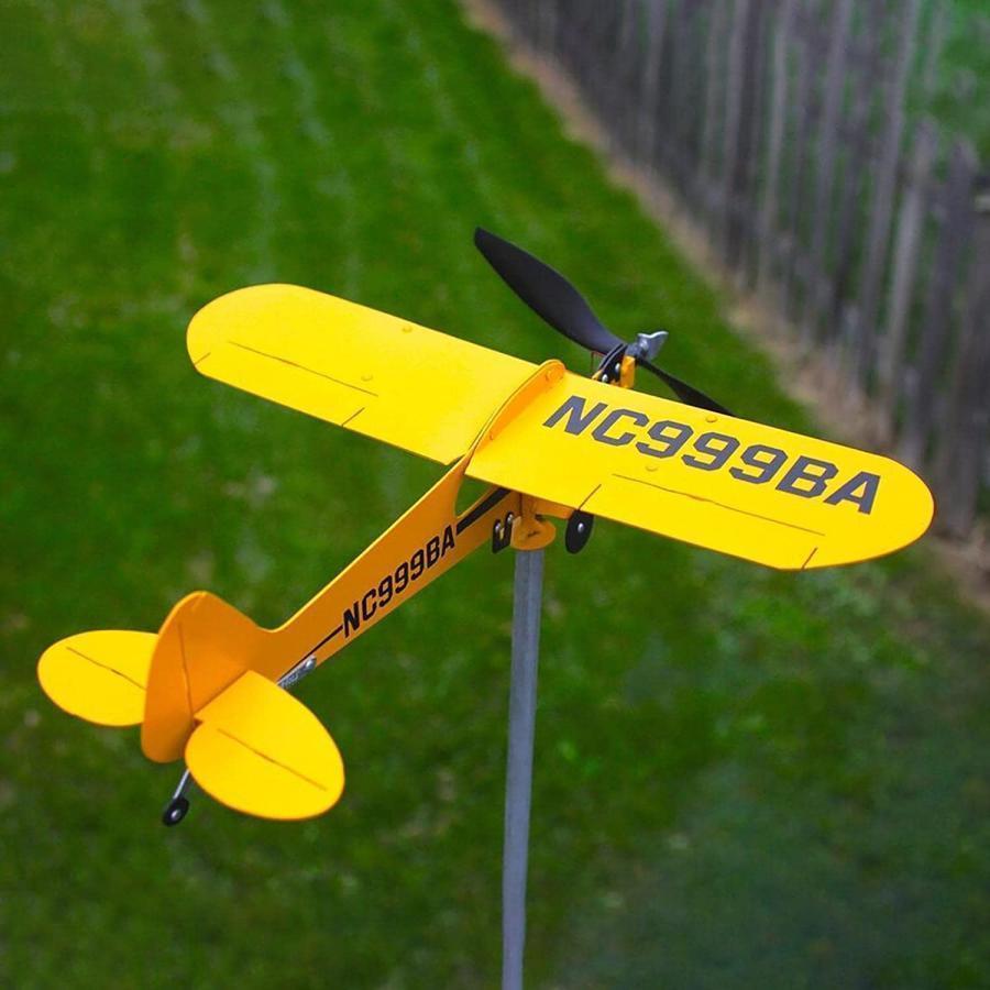 赤字覚悟!飛行機風見鶏 飛行機風車 飛行機のスピナー 飛行機
