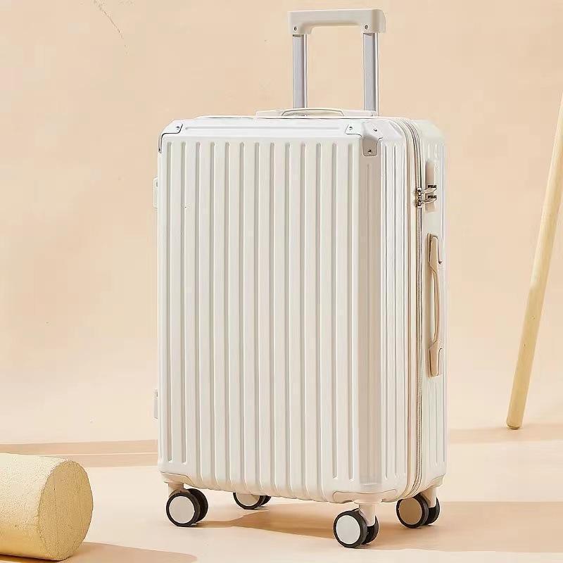 【赤字覚悟】❗USB充電口付き Mサイズ 65L ホワイト 軽量✨スーツケース 赤字覚悟!スーツケース 機内持ち込み 軽量 小型 キャリーケース