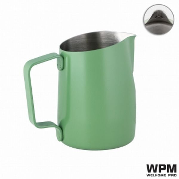 WPM ワイドスパウト ミルクピッチャー 450ml 全2色 スカイブルー/マットグリーン