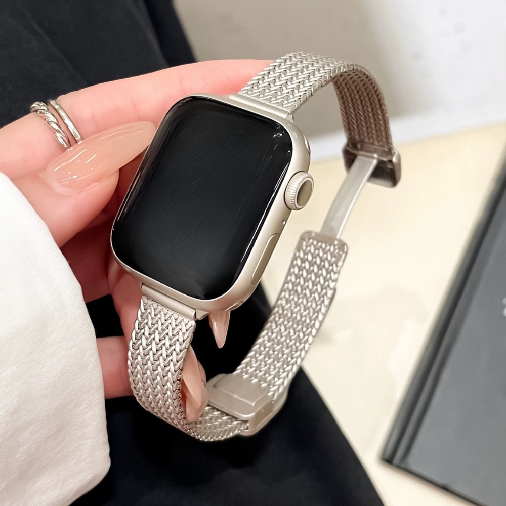 アップルウォッチバンド Apple Watch ベルト レディース おしゃれ かわいい ステンレス フィット 高級感 スマートウォッチ アクセサリー スリム | ブランド登録なし | 03