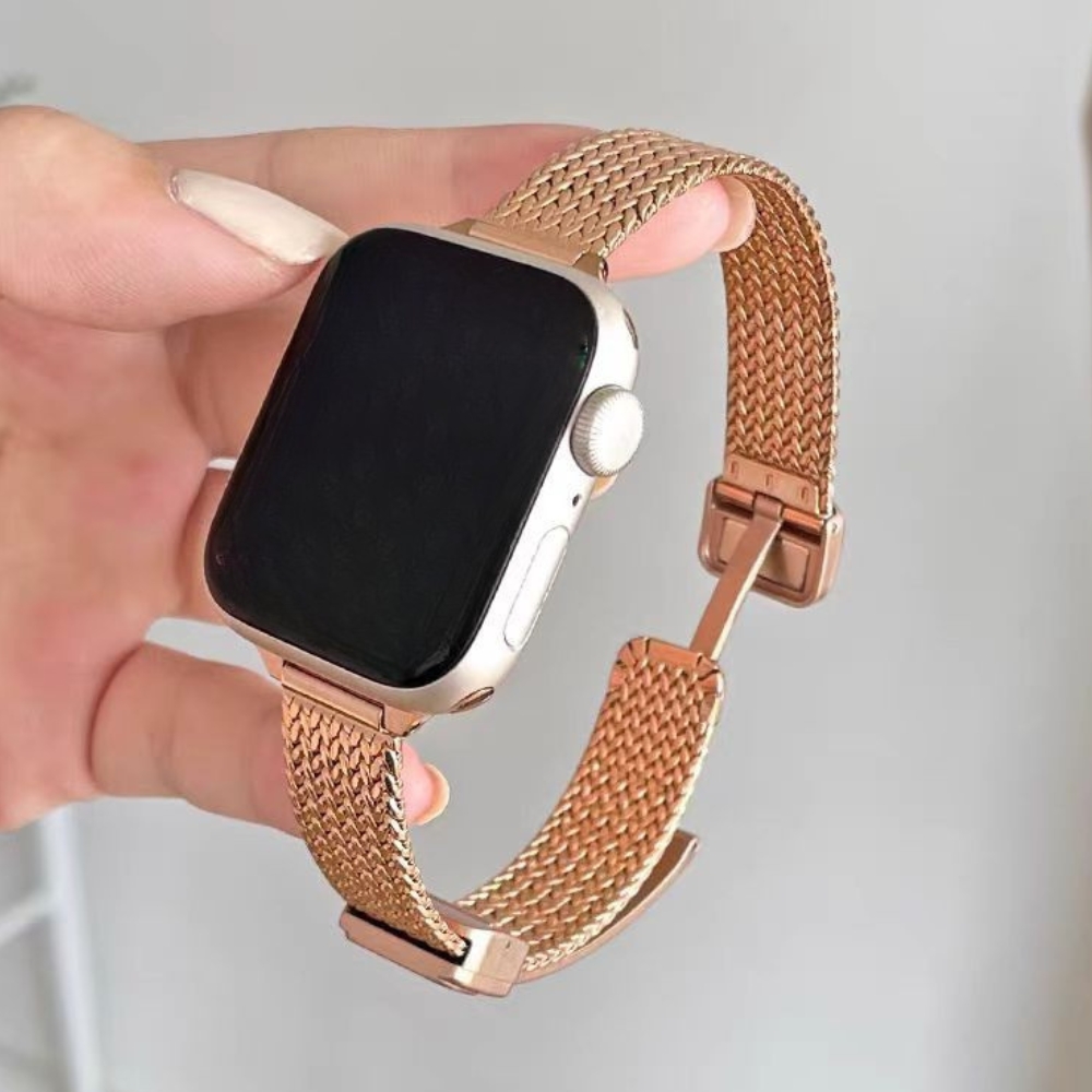 アップルウォッチバンド Apple Watch ベルト レディース おしゃれ かわいい ステンレス フィット 高級感 スマートウォッチ アクセサリー スリム | ブランド登録なし | 04