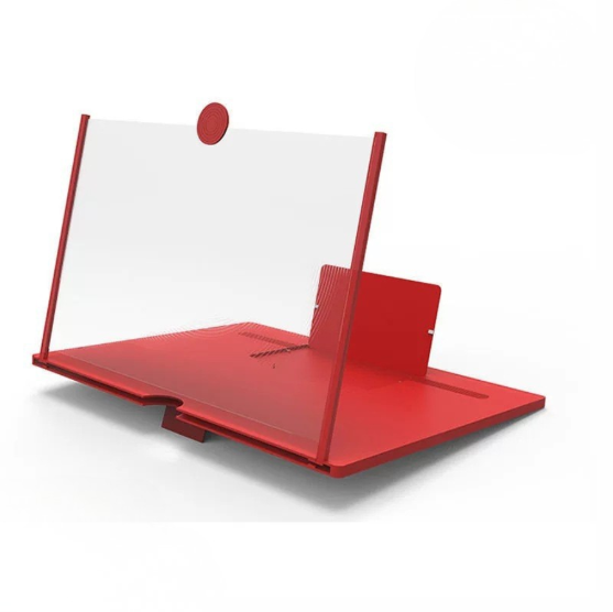 スマホ スクリーンアンプ 拡大鏡 持ち運び 折りたたみ スタンド 軽量 おしゃれ 携帯 iphone Android 便利 簡単 ブラック ルーペ 大画面 ゲーム 映画 | ブランド登録なし | 03