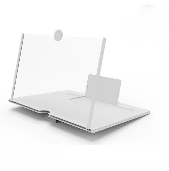 スマホ スクリーンアンプ 拡大鏡 持ち運び 折りたたみ スタンド 軽量 おしゃれ 携帯 iphone Android 便利 簡単 ブラック ルーペ 大画面 ゲーム 映画 | ブランド登録なし | 02