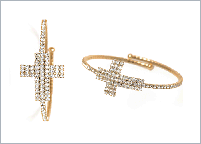 ブレスレット バングル ラインストーンブレスレット ジルコニア腕輪