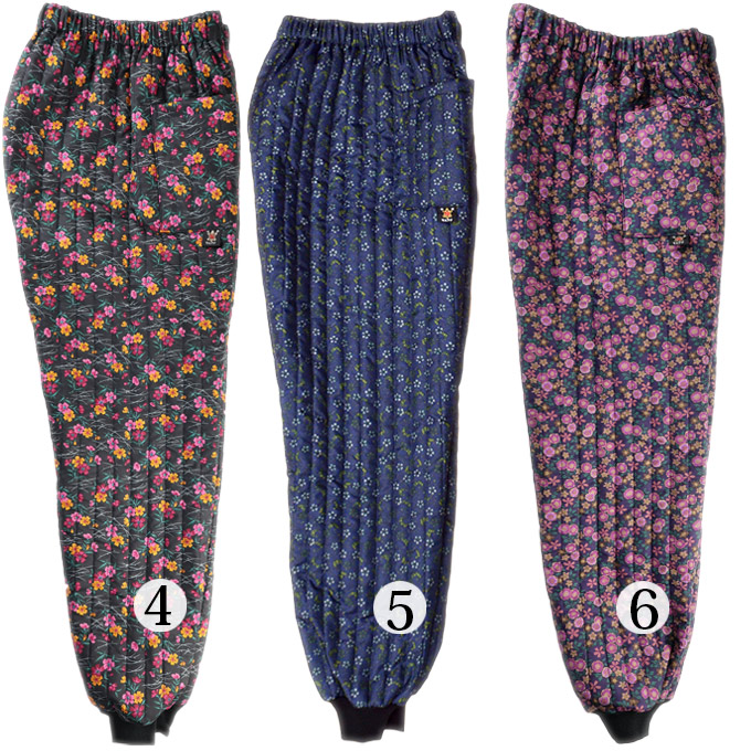 キルトもんぺ 中綿入 日本製 LL/3 カラーバリエーション4〜6