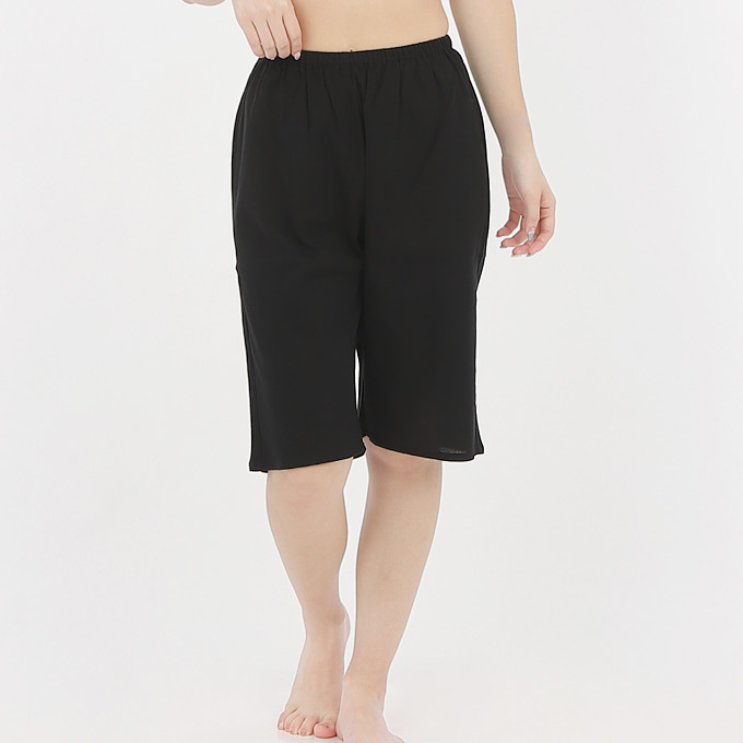 ペチパンツ ショート丈 綿100% ペチコート パンツ M/L/LL 前面