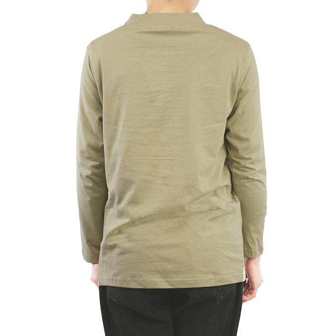長袖Tシャツ 綿100% ソフト フリーML 春夏秋 シニア レディース