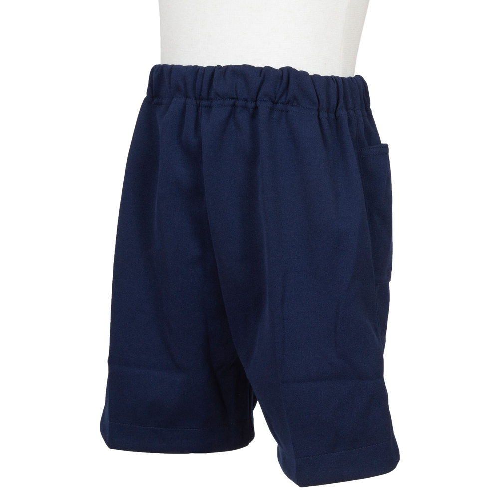 体操ハーフパンツ 紺色無地 100〜130サイズ お受験用 : お受験グッズの