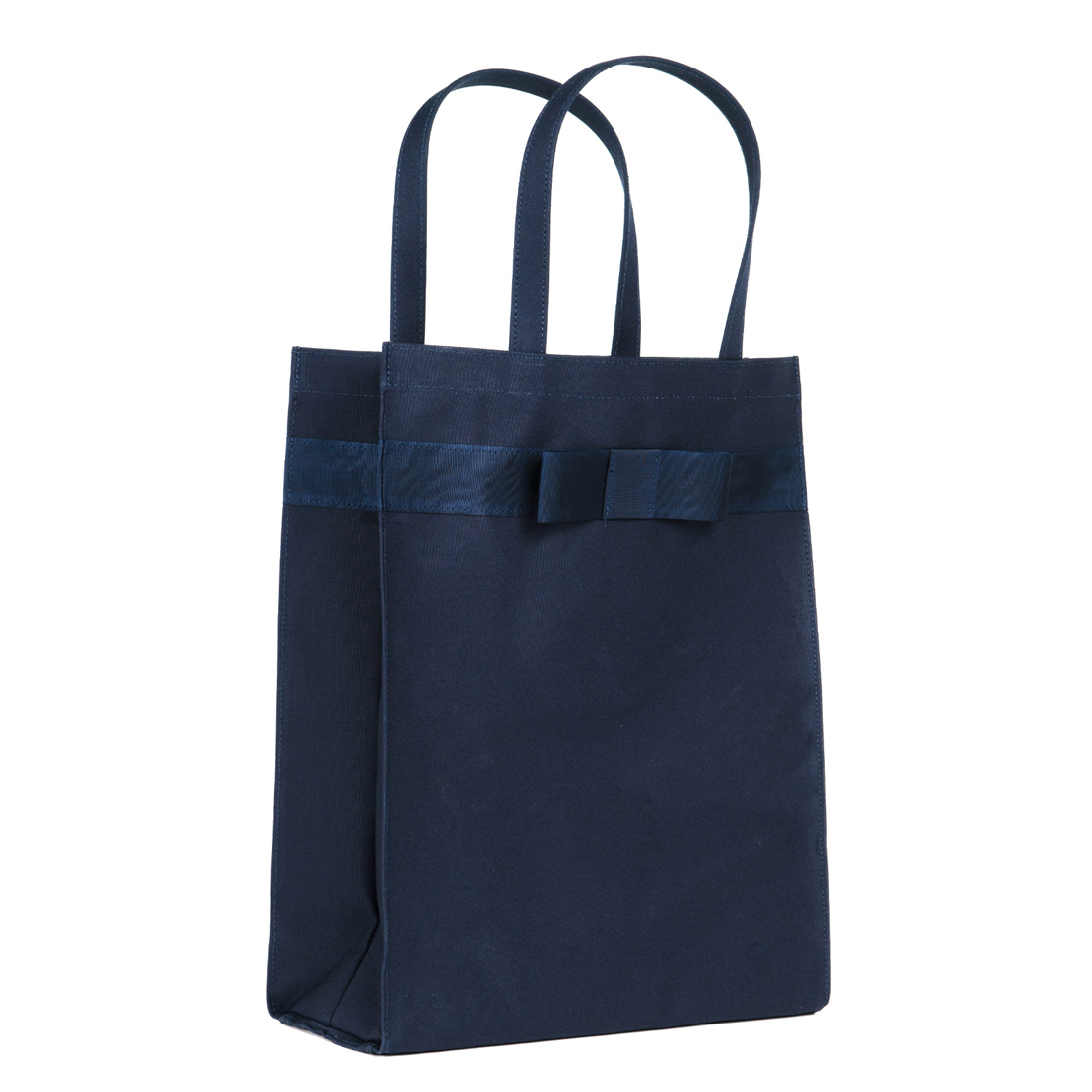 B4サイズ対応 日本製 完全自立型 縦型 サブバッグ グログランリボン