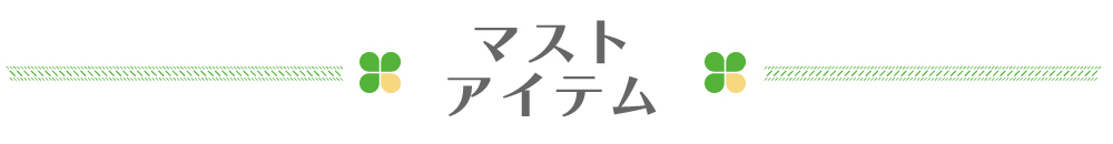 マストアイテム